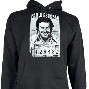 MEN Hoodie Sweatshirt- Pablo Escobar- Black